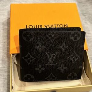 Louis Vuitton Monogram Black Card Holder